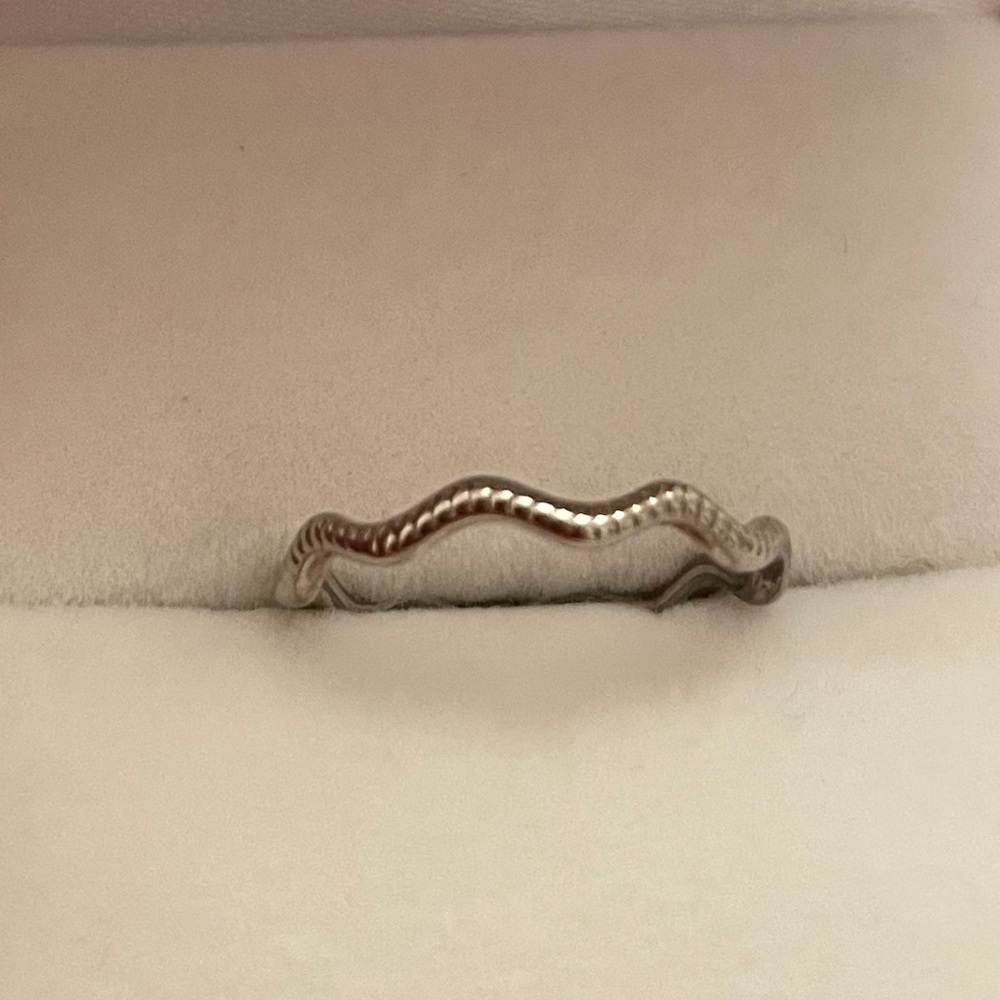 Silver Wave Ring